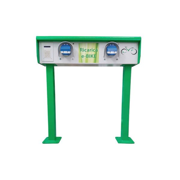 Stazione ricarica elettrica e-Bike - Colonnina ricarica elettrica e-bike